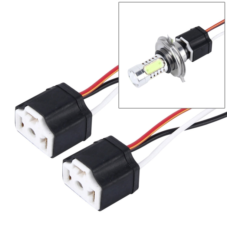 2 PCS Car Auto LED Bulb Socket Holder (No Including Light), 7443, 9005, 9006, H1/H3, H4, H7, H8/H11, T10, 1156, 1157, 7440