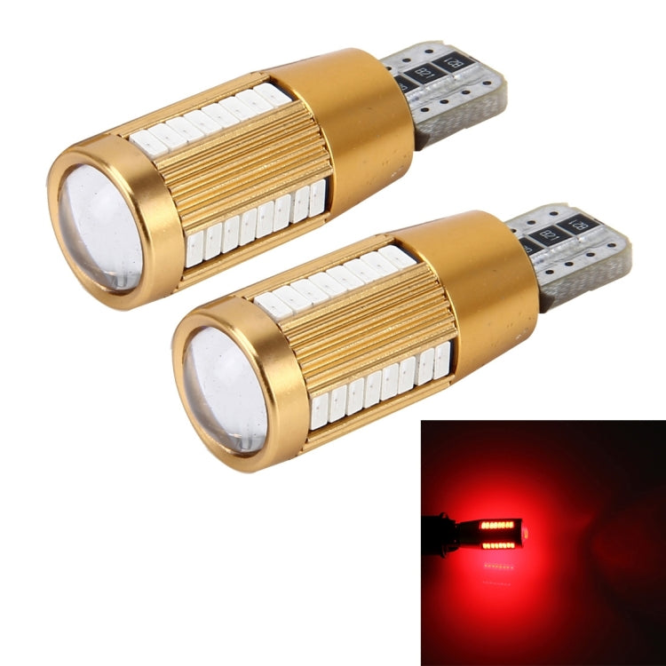 2 PCS T10 2W 180 LM 5500K Constant Current Car Clearance Light with 38 SMD-3014 Lamps, DC 12-16V, 38 SMD-3014 Lamps, T10+2W Blue Light