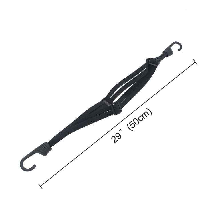 Motorcycle Elastic Fix Helmet Rope with 2 Hooks, Length: 60cm