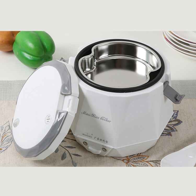 OUSHIBA Car Auto C3 Mini Multi-function Rice Cooker 12V 1.3L Volume for Rice Soup Noodles Vegetable Dessert