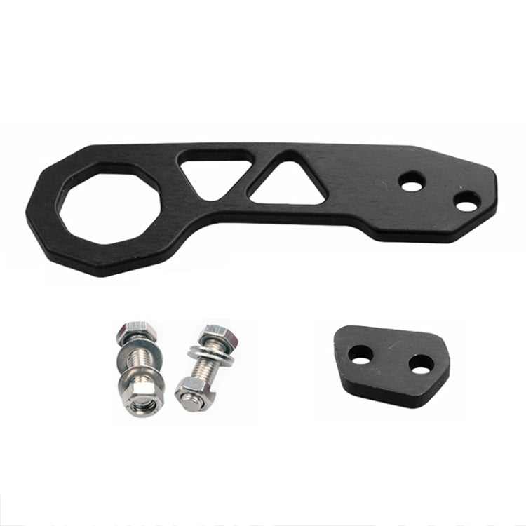 Aluminum Alloy Rear Tow Towing Hook Trailer Ring for Universal Car Auto with 2 x Screw Holes