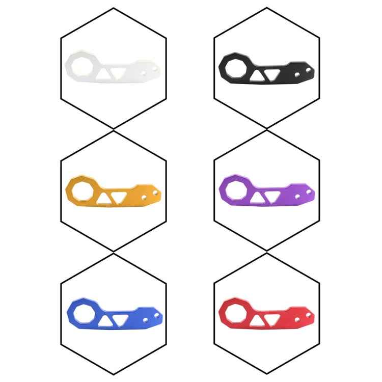 Aluminum Alloy Rear Tow Towing Hook Trailer Ring for Universal Car Auto with 2 x Screw Holes