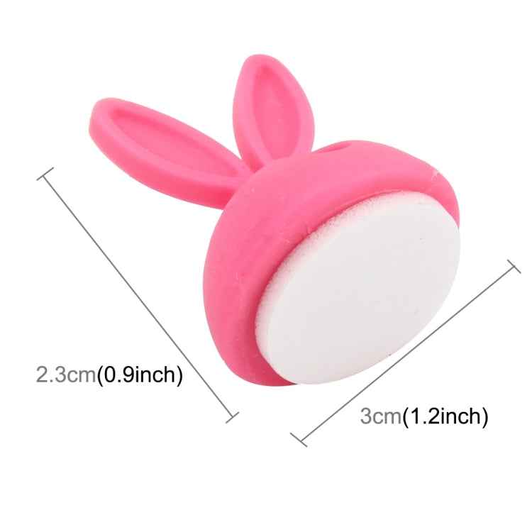 6 PCS CC-941 Rabbit Shape Single Hole Cable Clips Holder, Cable Management System and Cord Organizer Solution