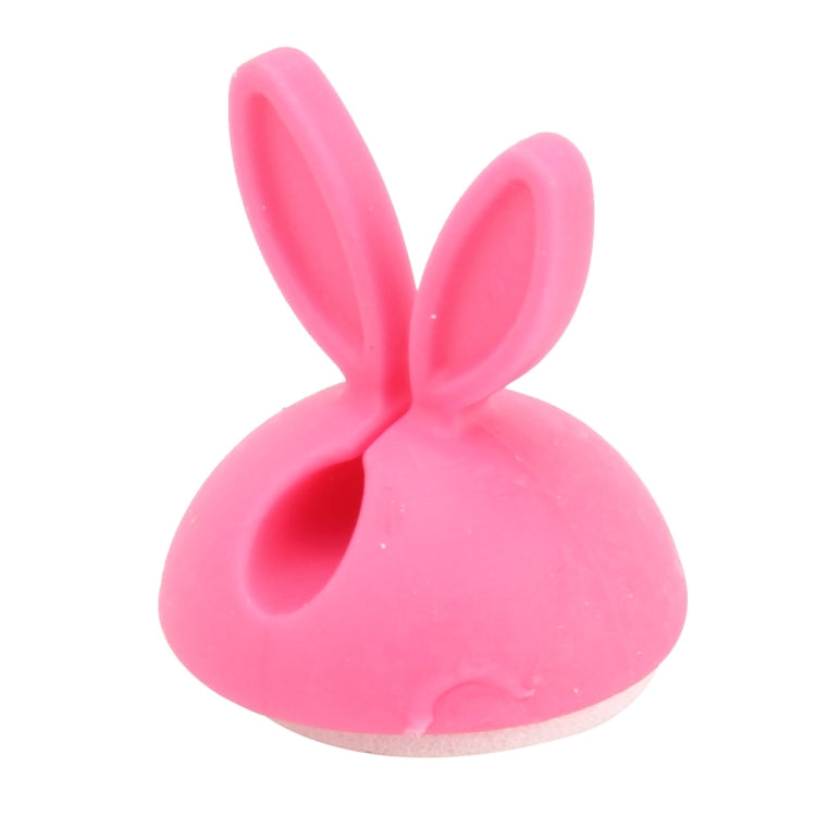 6 PCS CC-941 Rabbit Shape Single Hole Cable Clips Holder, Cable Management System and Cord Organizer Solution, 6 PCS C Rabbit Shape(Pink), 6 PCS C Rabbit Shape(Green), 6 PCS C Rabbit Shape(Yellow)
