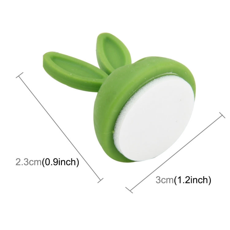 6 PCS CC-941 Rabbit Shape Single Hole Cable Clips Holder, Cable Management System and Cord Organizer Solution, 6 PCS C Rabbit Shape(Green), 6 PCS C Rabbit Shape(Yellow), 6 PCS C Rabbit Shape(Pink)