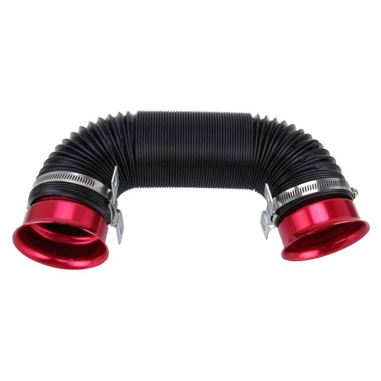 Car Auto Universal Tube Air Filter Adjustable Cold Air Injection Intake System Pipe Without Air Filter