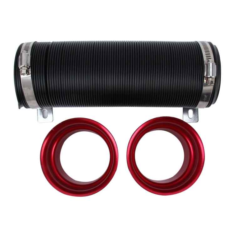 Car Auto Universal Tube Air Filter Adjustable Cold Air Injection Intake System Pipe Without Air Filter