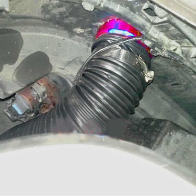 Car Auto Universal Tube Air Filter Adjustable Cold Air Injection Intake System Pipe Without Air Filter