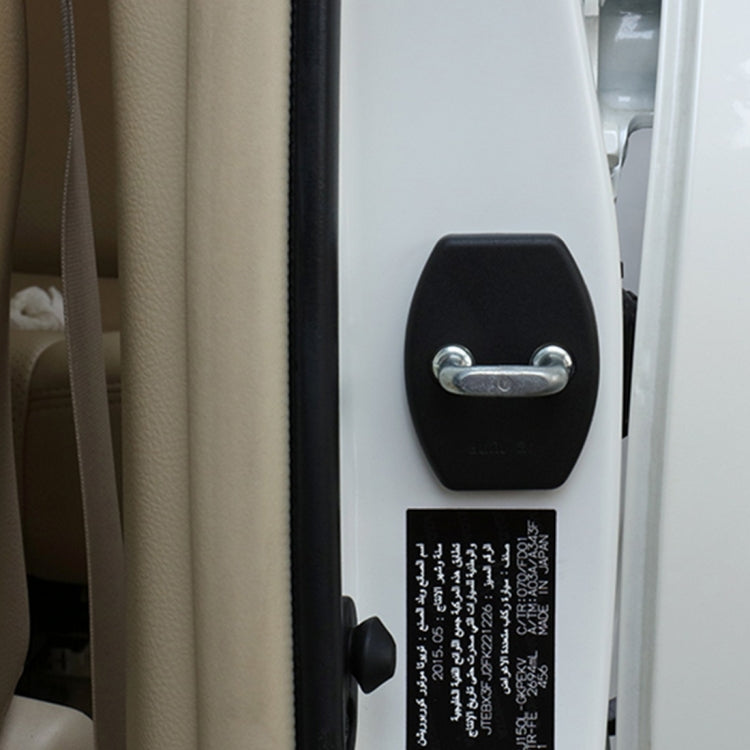 4 PCS Car Door Lock Buckle Decorated Rust Guard Protection Cover for DS3 DS4 DS5 DS5LS DS6, For DS3