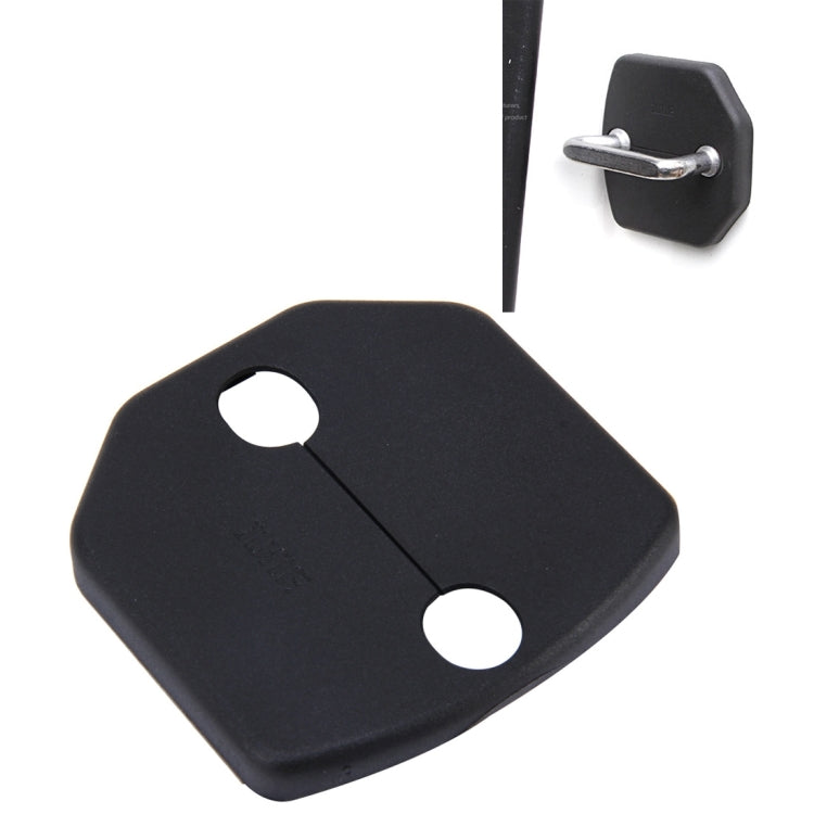 4 PCS Car Door Lock Buckle Decorated Rust Guard Protection Cover for Ford Focus Fiesta Escape Mondeo Edge, For Ford Focus