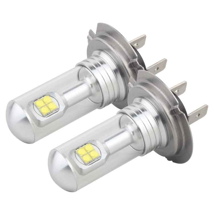 2 PCS H7 40W 800 LM 6000K 8 CREE LEDs Car Fog Lights, DC 12V