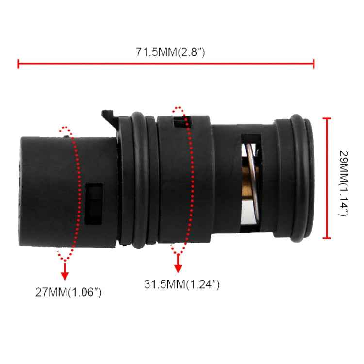 Car Oil Cooler Radiator Coolant Expansion Thermostat Tank 17111437362 for BMW E46 E53 E83 E85 E86 X3