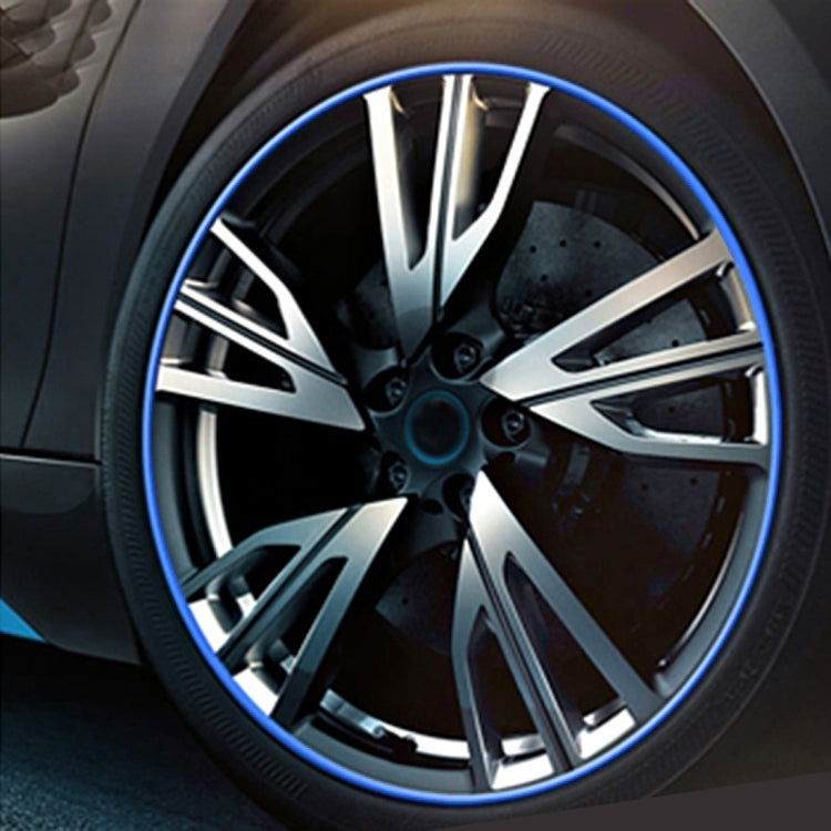 Universal Decorative Scratchproof Stickup 8M Flexible Car Wheel Hub TRIM Mouldings Shining Decoration Strip, 8m, 8m Shining