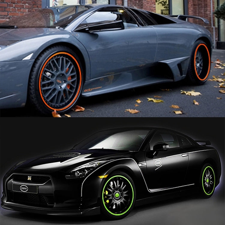 Universal Decorative Scratchproof Stickup 8M Flexible Car Wheel Hub TRIM Mouldings Shining Decoration Strip, 8m, 8m Shining