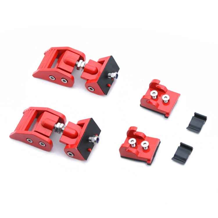 2 PCS Car Latch Locking Catch Buckle Engine Cover for Jeep Wrangler JK 2007-2017, Jeep Wrangler JK 2007-2017 (Red), Jeep Wrangler JK 2007-2017 (Black)