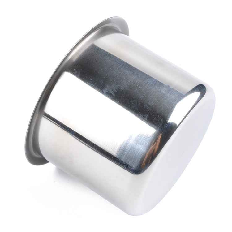 Stainless Steel Drop-in Cup Holder Table Drink Holder for RV Car Truck Camper, Size: 6.8 x 5.6cm