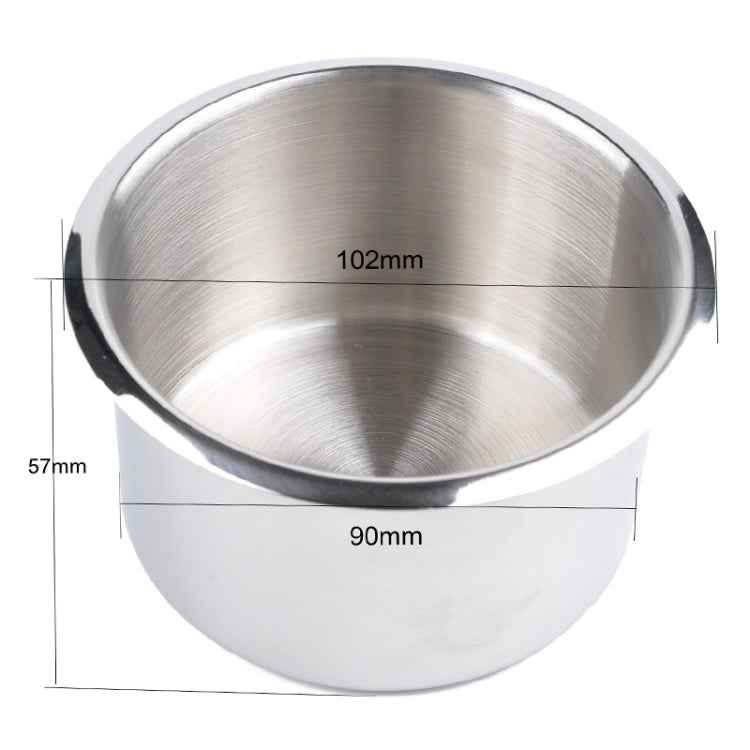 Stainless Steel Drop-in Cup Holder Table Drink Holder for RV Car Truck Camper, Size: 9 x 5.7cm