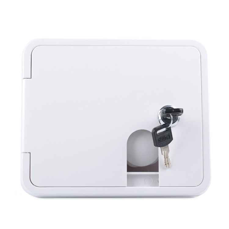 White Water Inlet Integrated Fill Dish Hatch Lock for RV Trailer Camper