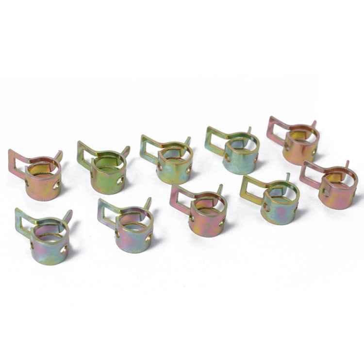 10 PCS 18mm Car Spring Clip Fuel Line Hose Clip Water Pipe Air Tube Clamp Fastener, 10 PCS 18mm