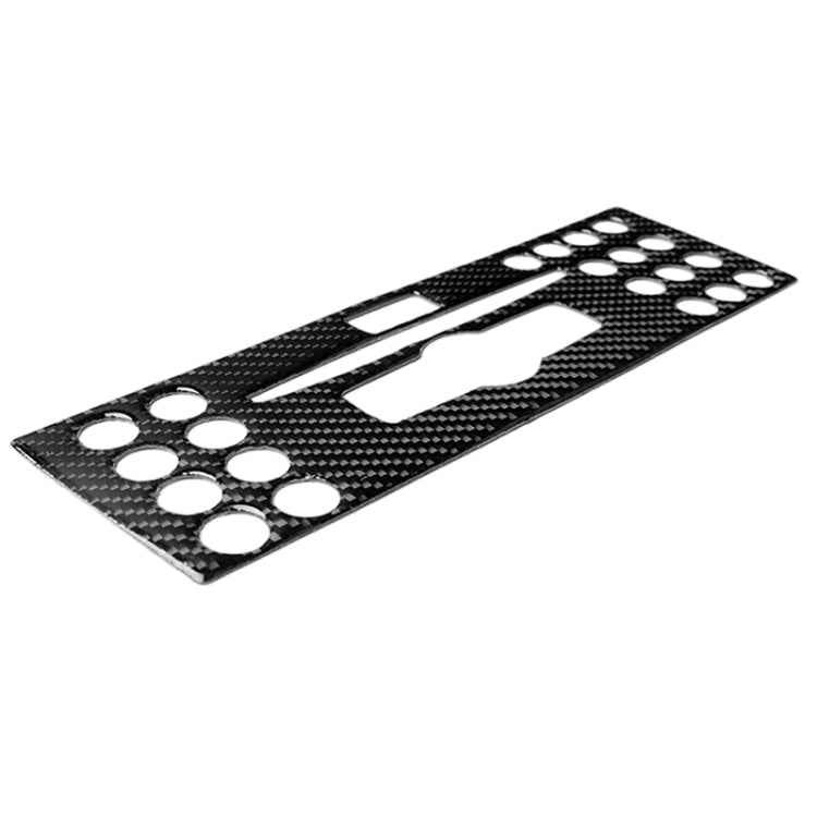 Car Carbon Fiber Center Console Panel Decorative Sticker for Mercedes-Benz W204 C Class 2007-2010, Center Console (B)