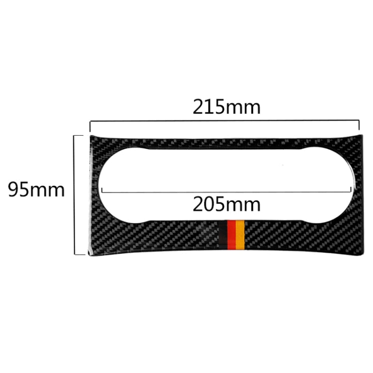 Car German Flag Carbon Fiber Air Conditioning Knob Control Panel Decorative Sticker for Mercedes-Benz W204 C Class 2011-2013, Air Conditioning Knob