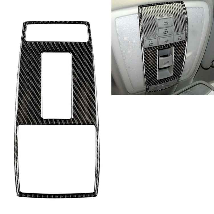Car Carbon Fiber Reading Lamp Frame Decorative Sticker for Mercedes-Benz W204 2007-2013 / W212 2010-2012