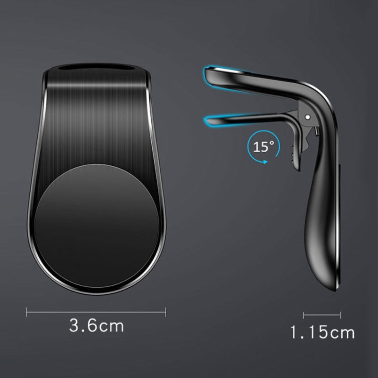 Car Metal Magnetic Air Outlet Mobile Phone Holder Bracket, Air Outlet Mobile Phone Holder