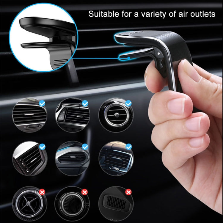 Car Metal Magnetic Air Outlet Mobile Phone Holder Bracket, Air Outlet Mobile Phone Holder