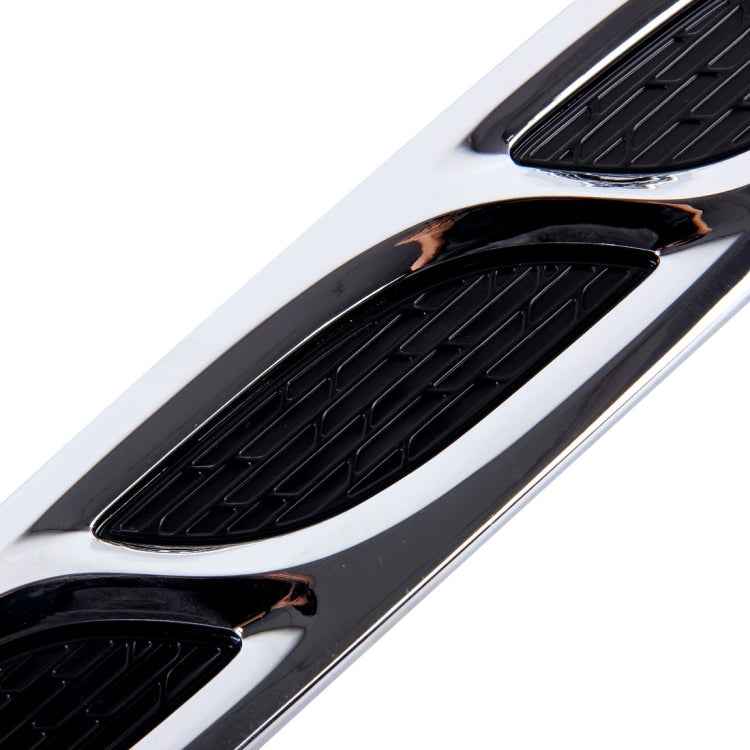 2PCS V-623 JDM Style Plastic Decorative Air Flow Intake Turbo Bonnet Hood Side Vent Cover With Self-adhesive Stick