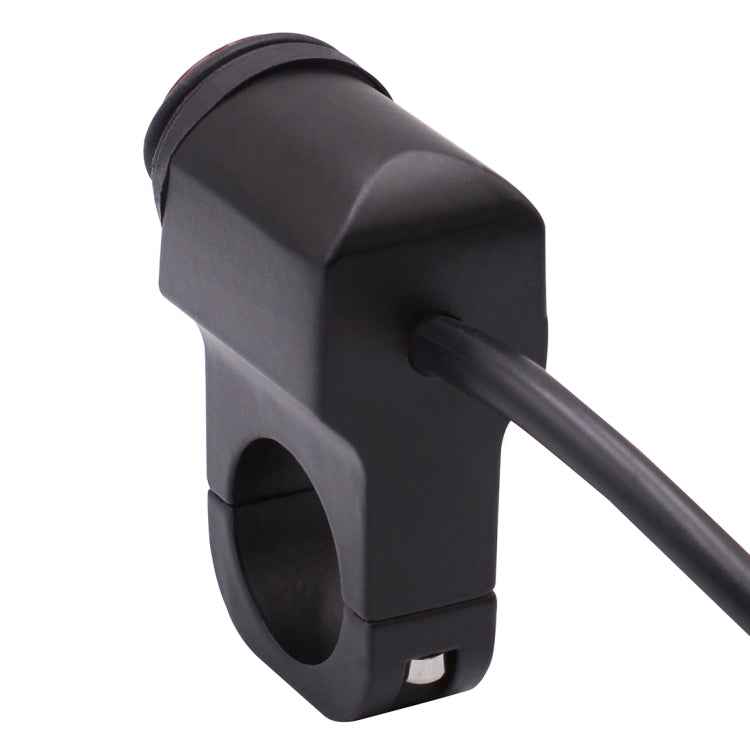 Motorcycle Headlight Auxiliary Light Waterproof Aluminum Alloy Single Flash Switches with Indicator Light