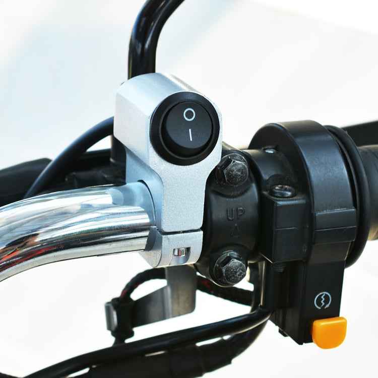 Motorcycle Headlight Auxiliary Light Aluminum Alloy Switches with Lock