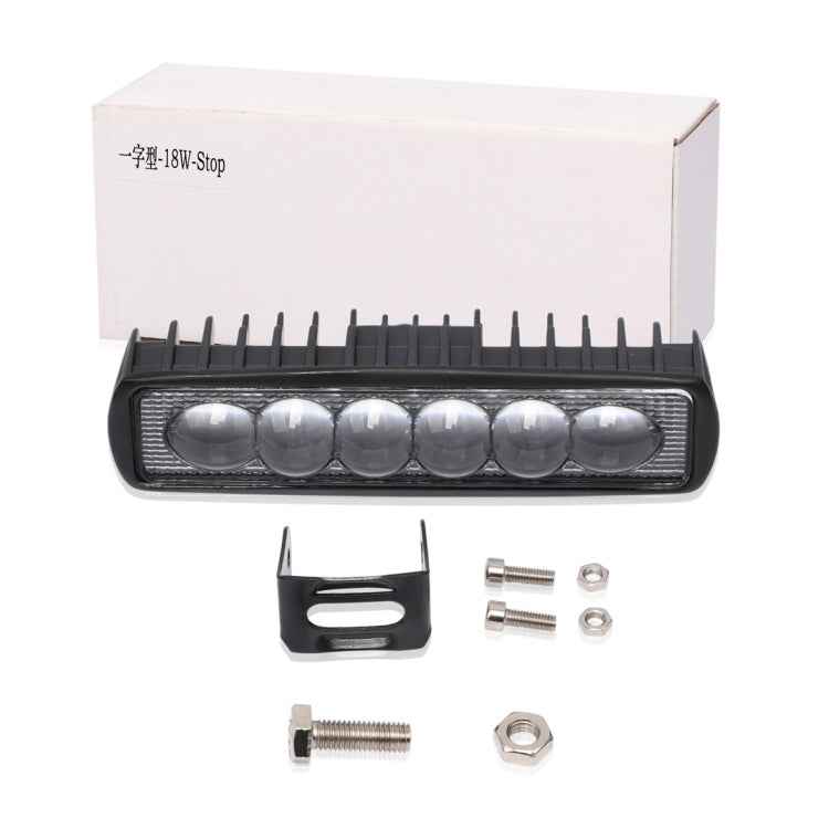 6 inch 18W 6000K IP68 8D Car Boat Marine Work Lights Spotlight LED Bulbs, DC 10-30V