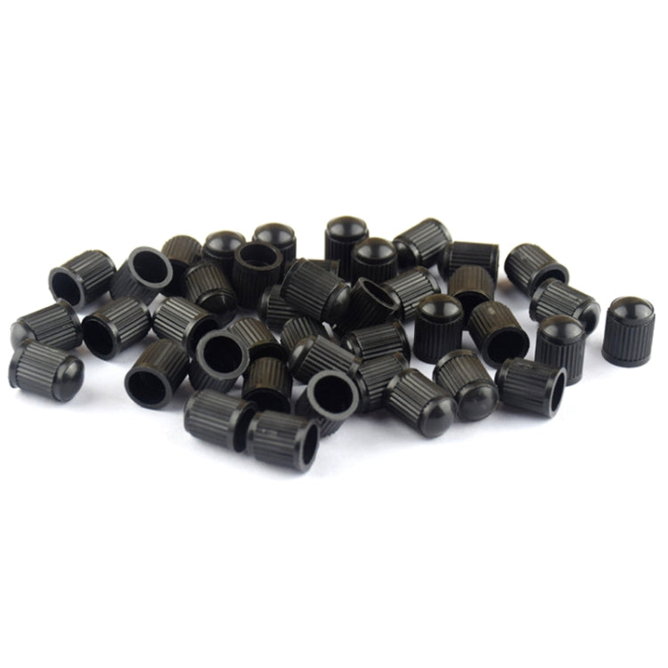 200 PCS Black Tire valve Dust Rubber Cap For Bicycle And Car, Diameter: 10mm(Black), 200 PCS