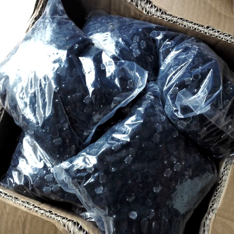 200 PCS Black Tire valve Dust Rubber Cap For Bicycle And Car, Diameter: 10mm(Black), 200 PCS