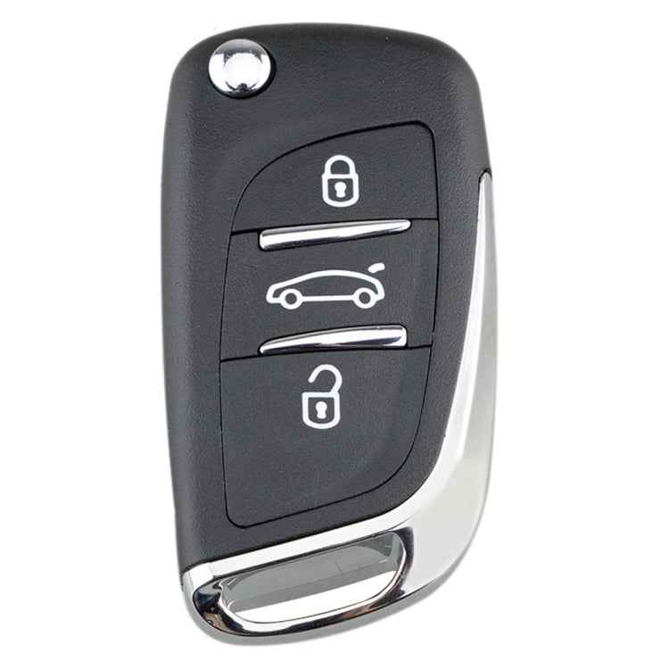 For PEUGEOT Car Keys Replacement 3 Buttons Car Key Case with Grooved and Holder