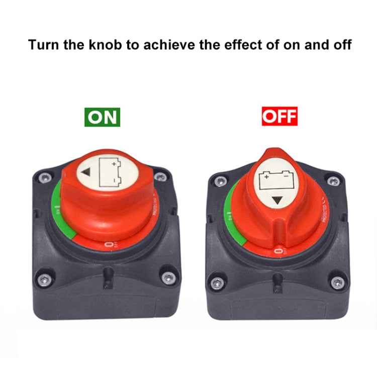 Car Auto RV Marine Boat Battery Selector Isolator Disconnect Rotary Switch Cut, A701-G