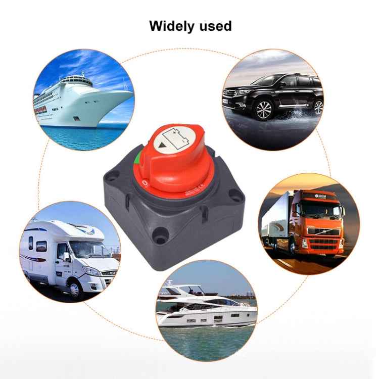 Car Auto RV Marine Boat Battery Selector Isolator Disconnect Rotary Switch Cut, A701-G