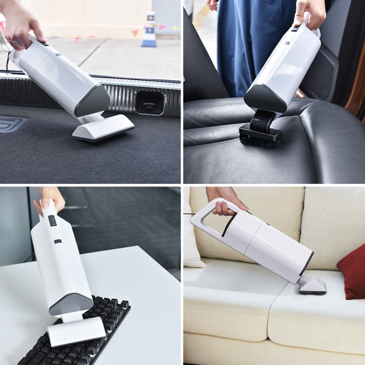 Car Portable Wireless 120W Handheld Powerful Vacuum Cleaner, Wireless (Black), Wireless (White)