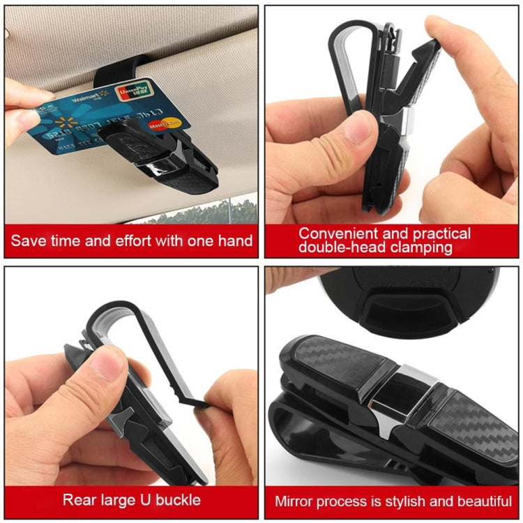 Vehicle Mounted Glasses Clip Car Eyeglass Bill Holder, Blister Package