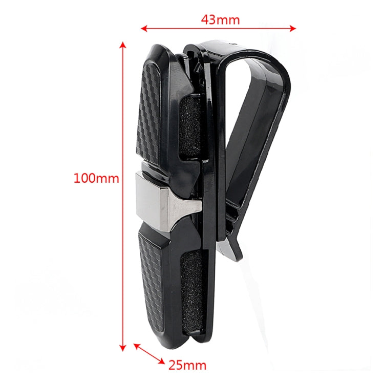 Vehicle Mounted Glasses Clip Car Eyeglass Bill Holder, Package: OPP Bag