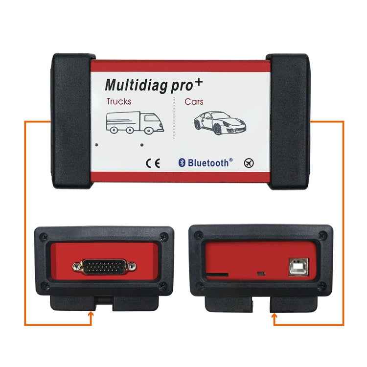 Multidiag Pro+ OBD2 CDP TCS CDP Bluetooth OBD2 Scan for Cars/Trucks OBDII Auto Diagnostic Scanner