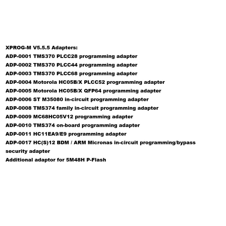 XPROG V5.55 Black Metal Box ECU Programming Interface, Programming Interface