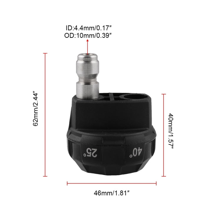 Multifunctional 6-in-1 Multi-hole Nozzle High-pressure Cleaner Car Washing Nozzle, 6-in-1 Multi-hole Nozzle