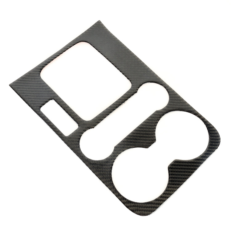 Car Carbon Fiber Gearshift Panel Frame Decorative Sticker for Volkswagen Touareg, Gearshift Panel