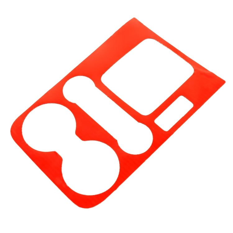 Car Carbon Fiber Gearshift Panel Frame Decorative Sticker for Volkswagen Touareg, Gearshift Panel