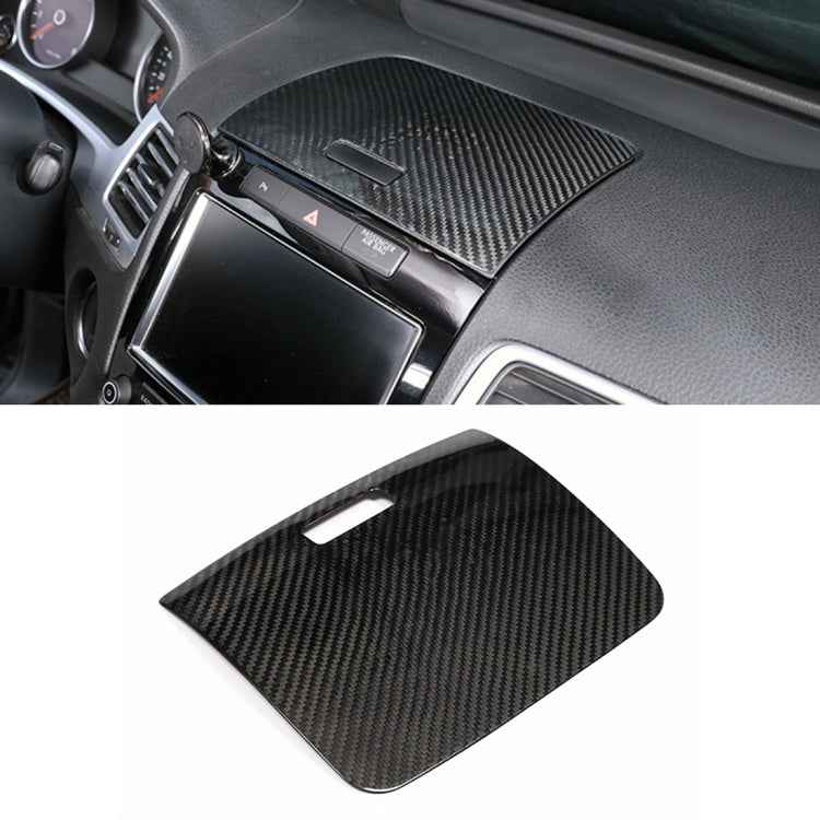 Car Carbon Fiber Instrument Panel Storage Panel Frame Decorative Sticker for Volkswagen Touareg