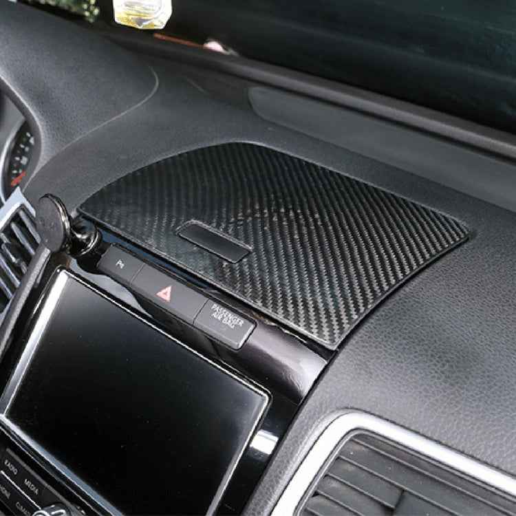 Car Carbon Fiber Instrument Panel Storage Panel Frame Decorative Sticker for Volkswagen Touareg