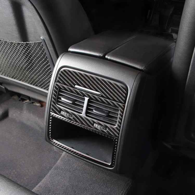 3 PCS Car Carbon Fiber Rear Air Outlet Decorative Sticker for Volkswagen Touareg