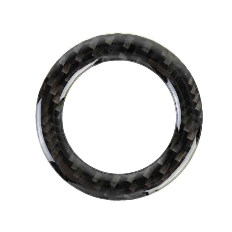 Car Carbon Fiber Steering Wheel Middle Frame Decorative Sticker for Volkswagen Touareg