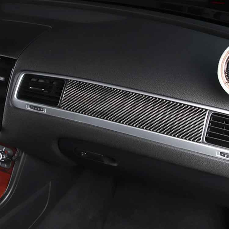 Car Carbon Fiber Dashboard Panel Decorative Sticker for Volkswagen Touareg